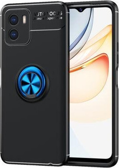 Vivo Y15S Kılıf Yüzüklü Sağlam Esnek Ringo Silikon Kapak