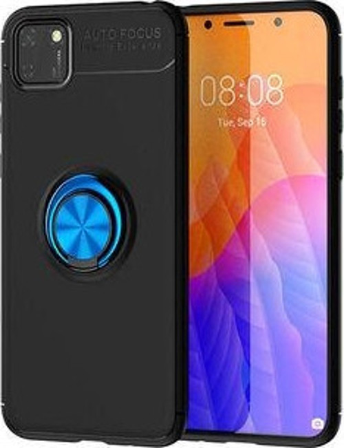 Huawei Y5P Kılıf Yüzüklü Sağlam Esnek Ringo Silikon Kapak