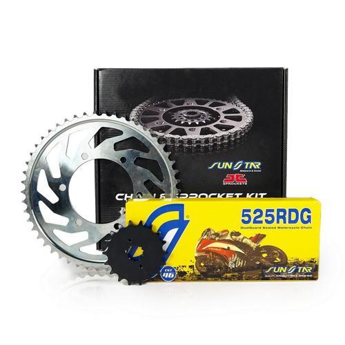 ZİNCİR DİŞLİ SETİ HONDA VT C SHADOW 750cc ÖN DİŞLİ ORJ-1 ARKA DİŞLİ ORJ+3 2011-2013
