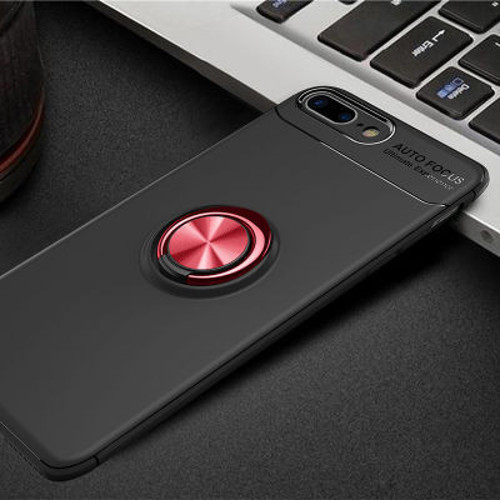 İphone 8 Plus Kılıf Yüzüklü Sağlam Esnek Ringo Silikon Kapak