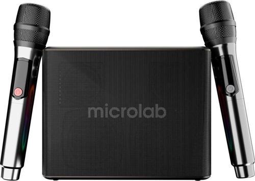 M60 Vega 100W RGB 2 Adet Kablosuz Mikrofonlu Bluetooth Karaoke Hoparlör (15.000mAh Batarya)