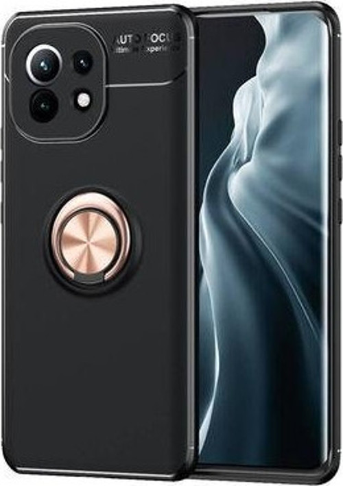 Xiaomi Mi 11 Kılıf Yüzüklü Sağlam Esnek Ringo Silikon Kapak
