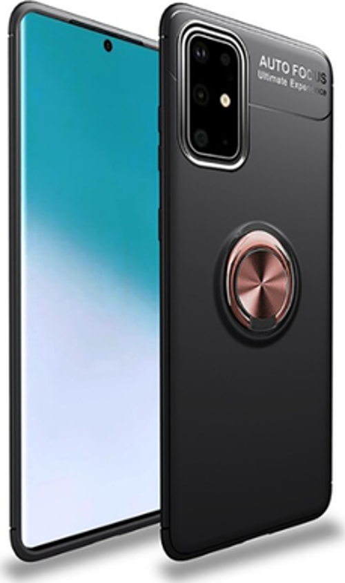 Samsung Galaxy M31S Kılıf Yüzüklü Sağlam Esnek Ringo Silikon Kapak