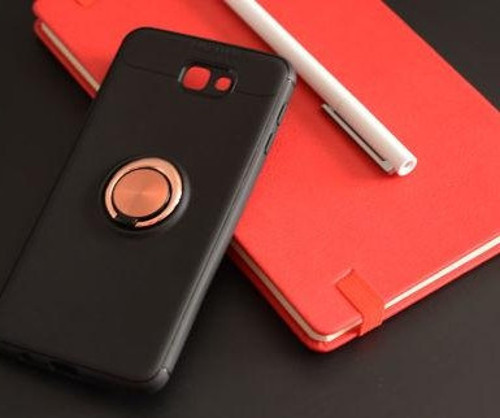 Samsung Galaxy J7 Prime Kılıf Yüzüklü Sağlam Esnek Ringo Silikon Kapak