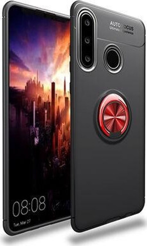 Huawei Y6P Kılıf Yüzüklü Sağlam Esnek Ringo Silikon Kapak