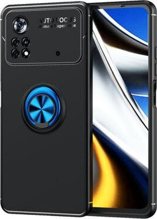Poco X4 Pro 5G Kılıf Yüzüklü Sağlam Esnek Ringo Silikon Kapak