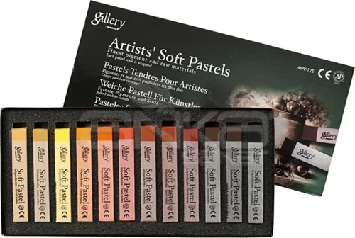 Gallery Artists Soft Pastel 12li Toprak Tonları