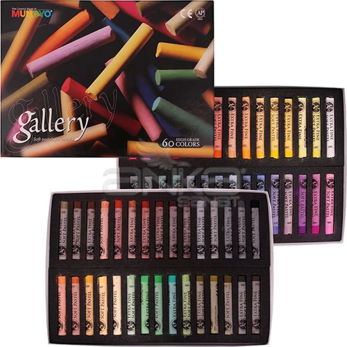 Gallery Artist Yuvarlak Soft Toz Pastel Boya Seti 60lı MPA