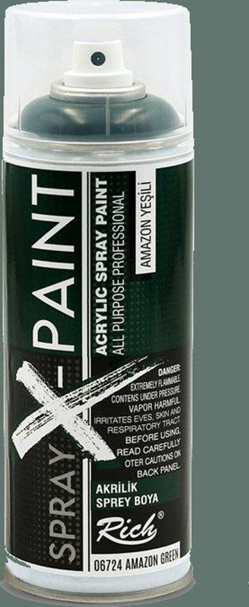 Spray X-Paint Akrilik Sprey Boya 400ml Amazon Yeşili