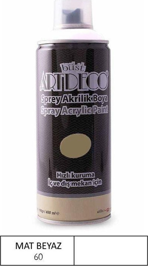 Akrilik Sprey Boya 400ml Mat Beyaz