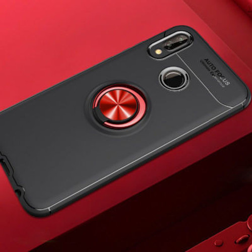 Huawei P20 Lite Kılıf Yüzüklü Sağlam Esnek Ringo Silikon Kapak