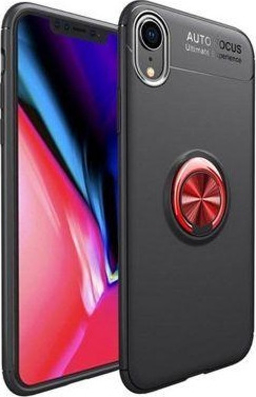 İphone Xr Kılıf Yüzüklü Sağlam Esnek Ringo Silikon Kapak