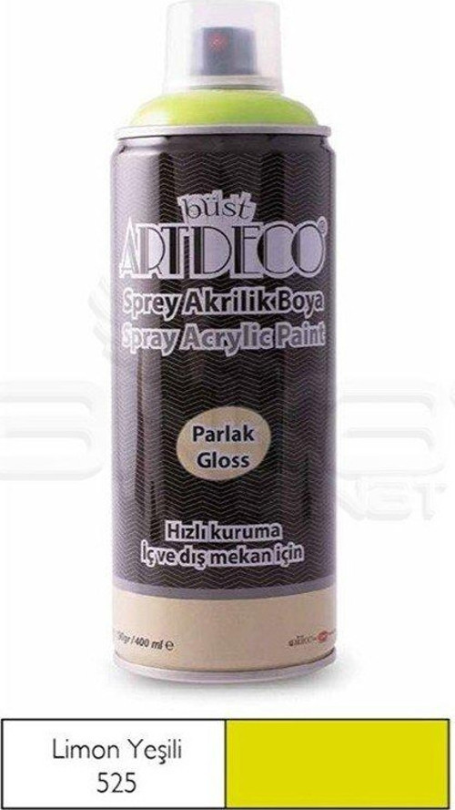 Akrilik Sprey Boya 400ml 525 Limon Yeşili