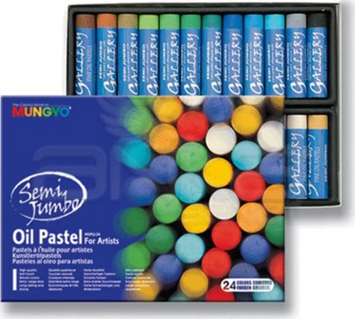 Semi Jumbo Oil Pastel 24 Renk