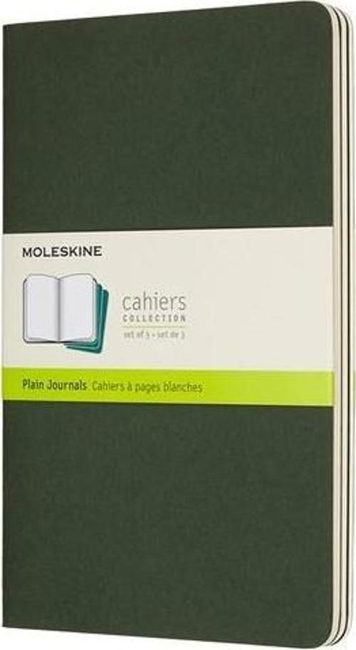 Cahier Büyük Boy Düz Defter Yeşil