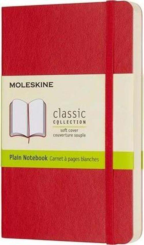 Klasik Cep Boy Yumuşak Kapak Düz Defter Kırmızı