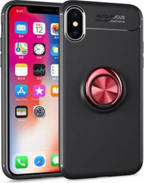 İphone Xs Max Kılıf Yüzüklü Sağlam Esnek Ringo Silikon Kapak