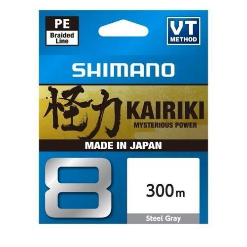 Kairiki 8 Steel Gray Misina 300m 0.28mm