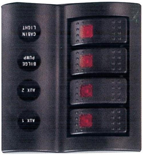 Switch Panel Otomatik Sigortalı Işıklı - B.S 8'li