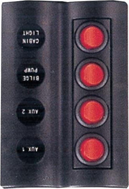 Switch Panel Otomatik Sigortalı Işıklı - A.S 6'lı