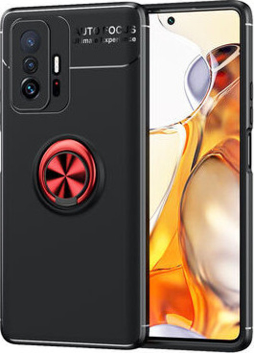 Xiaomi Mi 11T Pro 5G Kılıf Yüzüklü Sağlam Esnek Ringo Silikon Kapak