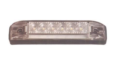Basamak Lambası 6 Ledli 12v  Beyaz