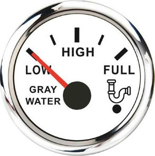 Lavabo (Gri) Su Göstergesi 12/24v Beyaz