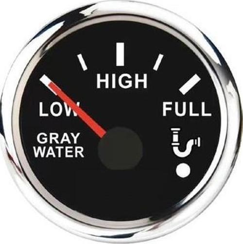 Lavabo (Gri) Su Göstergesi 12/24v  Siyah