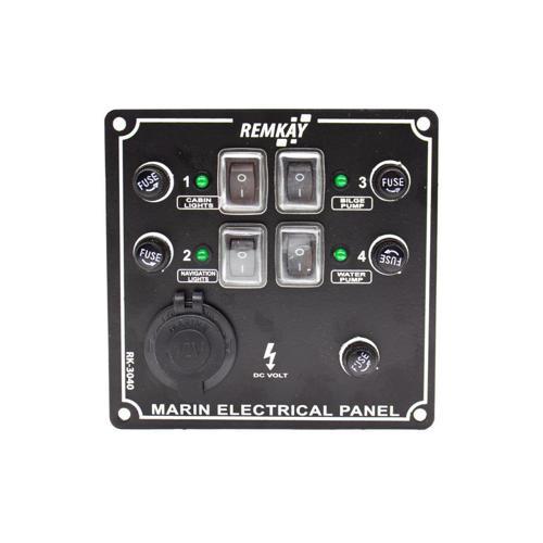 12V İzoleli Çakmaklı Switch Panel 8li