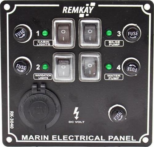12V İzoleli Çakmaklı Switch Panel 10lu