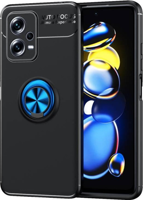 Redmi Note 12 5G Kılıf Yüzüklü Sağlam Esnek Ringo Silikon Kapak
