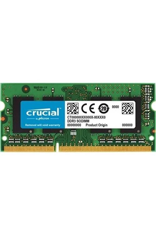 Crucıal 4Gb Ddr3 1600Mhz Cl11 Notebook Ram Ct51264Bf160B (Kutusuz) (1.35V)