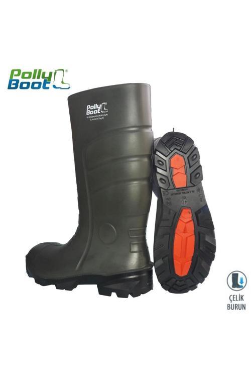 Byrclz Pollyboot Vega 36 Numara Çelik Burunlu Çizme Poliüratan Byrnew