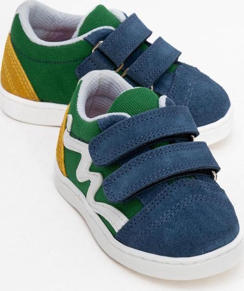 Erkek Çocuk Mavi Hakiki Deri Günlük Ayakkabı