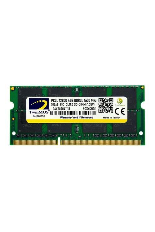 4 GB DDR3 1600MHZ TWINMOS 1.35 CL11 NB MDD3L4GB1600N