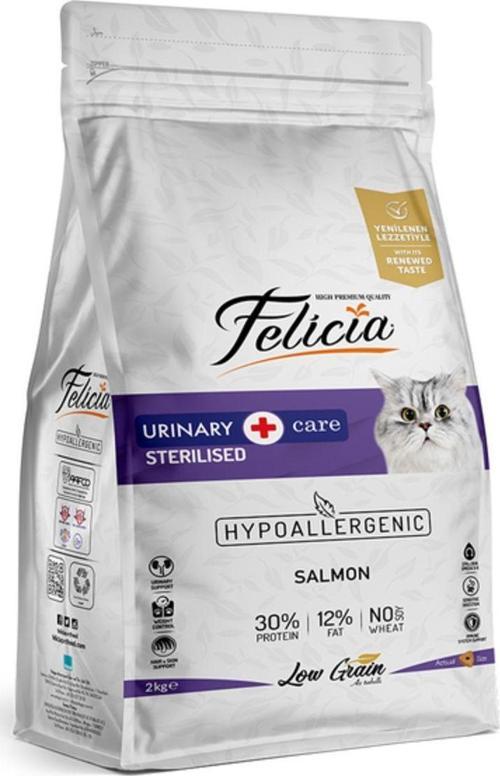 Az Tahıllı Sterilised Kısırlaştırılmış Somonlu Hypoallergenic Kedi Maması 2 Kg