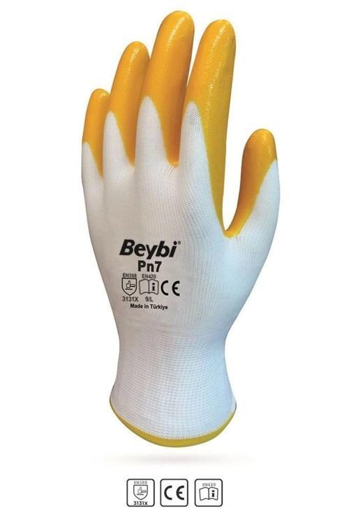 Pn7 No:10 Sarı Nitril Eldiven