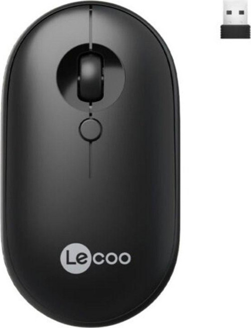 LECOO WS212 Kablosuz Optic 1600dpi Siyah Mouse