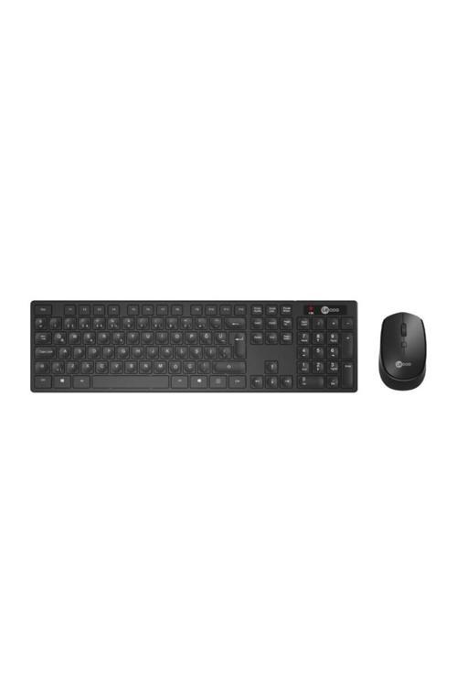 LECOO Q Kablosuz Siyah Klavye/Mouse Set KM2001