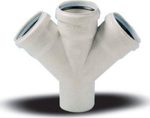 75X75X75 Pvc Çift Çatal 3,2 mm