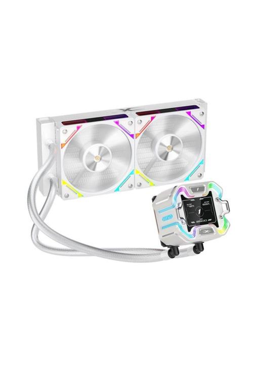 X STARSHIP 240MM BEYAZ ARGB IPS 2.4" DİJİTAL EKRANLI AM5,AM4/LGA 1851, LGA 1700 PRE