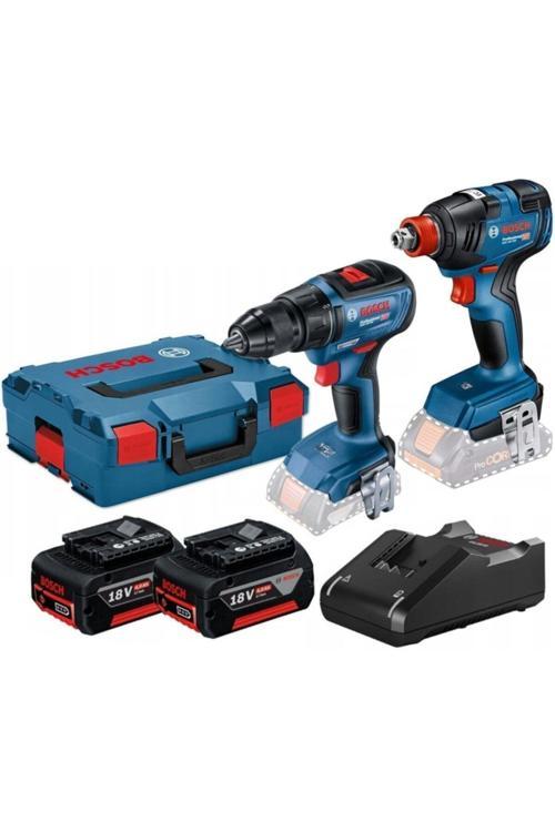 Gsr 18v-50 Akülü Vidalama Ve Gdx 18v-200 Akülü Darbeli Somun Sıkma Seti
