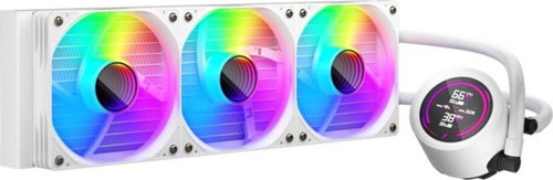 THUNDERSTORM TS4 360MM BEYAZ ARGB DİJİTAL SICAKLIK GÖSTERGELİ AM5, AM4 / LGA 1851, 1700