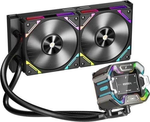 X STARSHIP 240MM SİYAH ARGB IPS 2.4" DİJİTAL EKRANLI AM5,AM4 / LGA1851, LG 1700 PRE