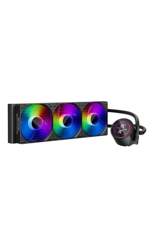 THUNDERSTORM TS4 360MM SİYAH ARGB DİJİTAL SICAKLIK GÖSTERGELİ AM5, AM4 / LGA 1851, 1700