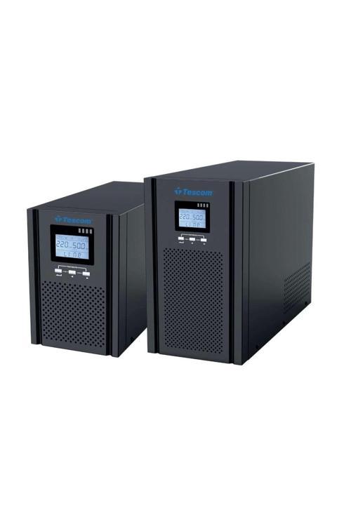 ONTECH - Teos+ 1kva 1f/1f (2x7ah) 4/8dk Lcd Onlıne Ups