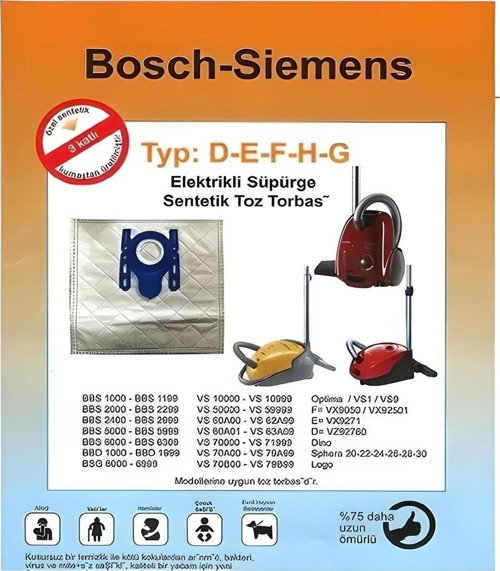 Bosch Bgl6Pow1 Serie 6 Elektrikli Süpürge 5 Ad Toz Torbası+Motor Koruma Filtresi Bedava