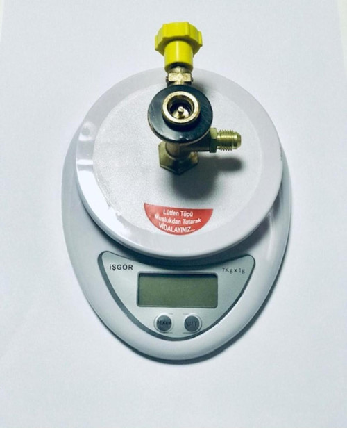 R600A R290A R134A 5 Kg Sogutucu Gaz Terazili Tüp Destek Ünitesi