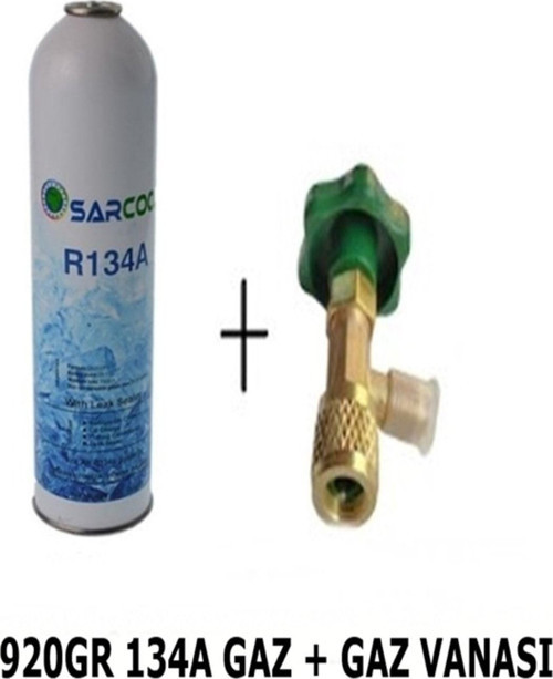 Ermiya R 134A Araç Klima Gazı (920Gr) Soğutucu Gaz Vana