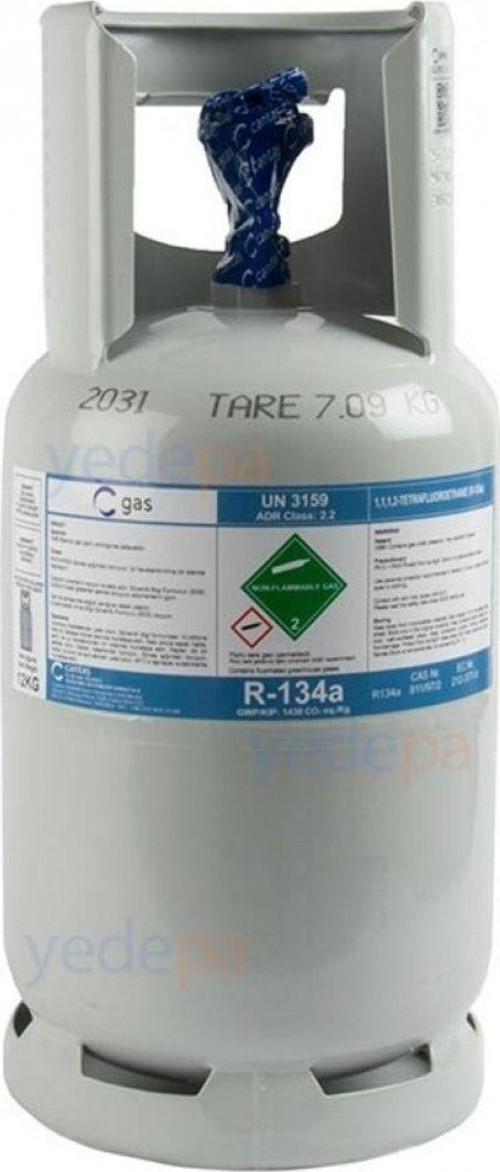 Klima Gazı Tr Gas R134A Tekrar Doldurulabilir Tüpte Gaz 12 Kg.